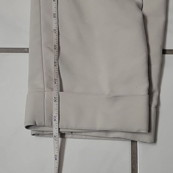 Express Women's Gray Columnist cropped pants size 2 office career business - Picture 8 of 10